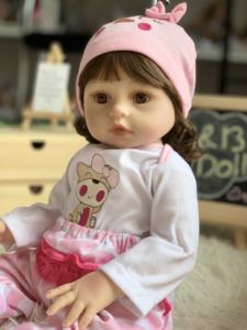 Muñecas R&B De <span class=keywords><strong>Reborn</strong></span> Coco para <span class=keywords><strong>Niñas</strong></span>, Muñecas <span class=keywords><strong>Baratas</strong></span> en Oferta, Bebés de Silicona de Cuerpo Completo, Muñeca de Silicona Líquida, Molde de Silicona, Cuerpo Completo Negro - Product Image 2