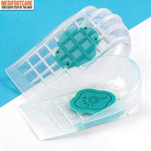 Coussinets de talon en gel de <span class=keywords><strong>silicone</strong></span> pour la <span class=keywords><strong>tendinite</strong></span> d'Achille, absorption des chocs, pour la fasciite plantaire et la maladie de Sever's - Product Image 2