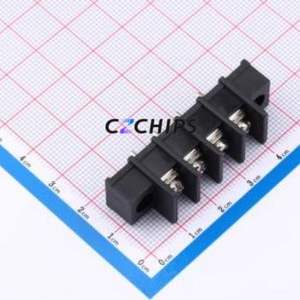 DBT30CM-7.62-4P-BK-P Barrier Terminal Block P=7.62mm Connector ( Pitch: 7.62mm )( Rated Current: 15A )( Rated Voltage: 300V ) - Product Image 1