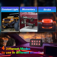 Panneau de commande 8 interrupteurs RGB 12V 24V avec contrôle APP, marche/arrêt et gradation pour camion, SUV, UTV, ATV, marine, camping-car, fourgonnette