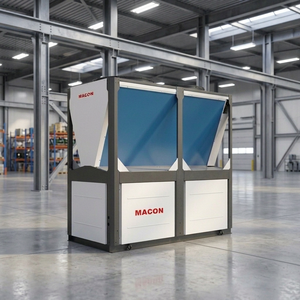 Pompe à air à haute efficacité énergétique R290 30-35 kW à entraînement direct photovoltaïque pour l'eau chaude sanitaire commerciale et domestique - Product Image 1