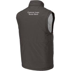 CUSTOM personalizado bordado hombres Jst57 aislado impermeable al aire libre Chaleco con texto de logotipo adicional - Product Image 2