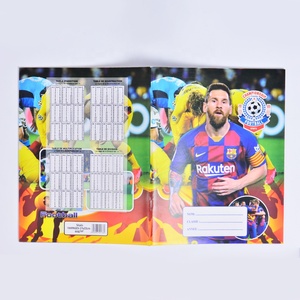 Cuaderno de fotos de estrella internacional directo de fábrica, cuaderno periférico de deportes de Fútbol, cuaderno grapado de educación francesa para estudiantes - Product Image 3