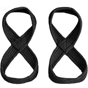Algodón 7mm Figura engrosada 8 Correas de muñeca Bandas de levantamiento de pesas Soporte de muñeca antideslizante Deadlift Powerlifting Belt Pull-ups - Product Image 1