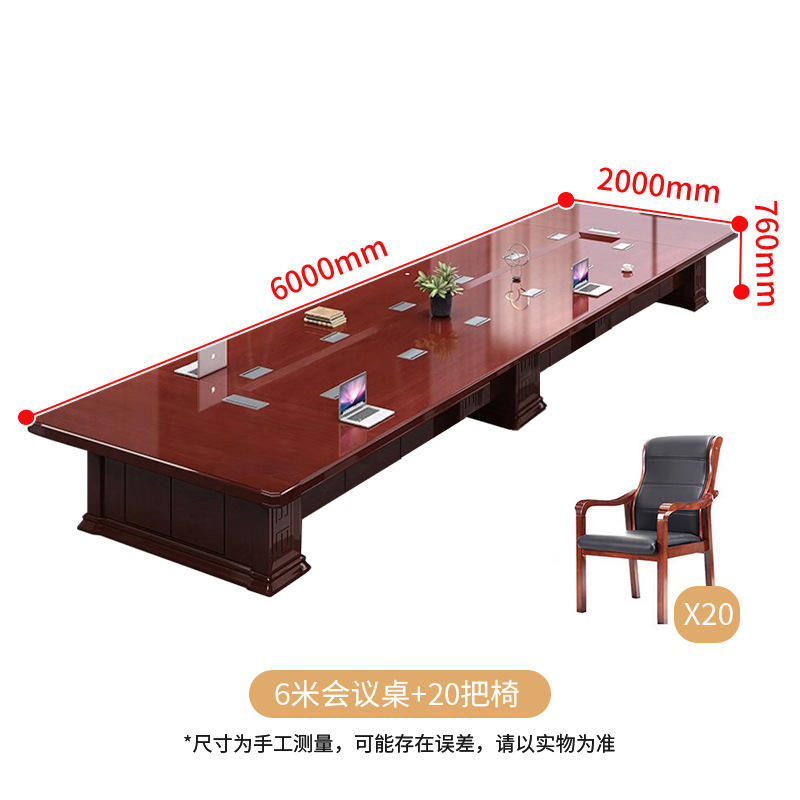 Table de 6,0 mètres avec 20 chaises