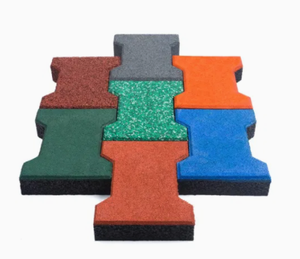 INOLP Espesor personalizado Heavy Duty Gym Floor Alfombrilla de goma Deportes al aire libre Suelo de goma Kindergarten Suelo protector - Product Image 5