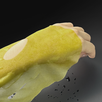 Masque facial en feuille de cellulose bio au thé vert, raffermissant, correcteur de pigmentation, non parfumé, format échantillon, pour visage, nez, poitrine