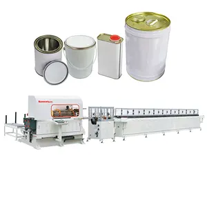 Línea de producción de latas rectangulares, máquina de fabricación de latas redondas y latas cuadradas