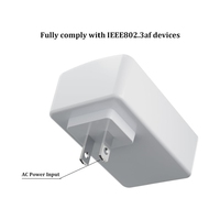 Injecteur PoE Gigabit IKATAK 48V 15.4W Conforme à la norme IEEE802.3af Adaptateur Ethernet 8 ports Fabriqué en Chine Moule privé en stock