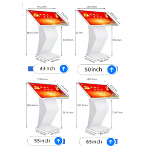 Quảng cáo 65 inch thông minh <span class=keywords><strong>LCD</strong></span> kỹ thuật số biển trong nhà cửa sổ phải đối mặt với kiosk OEM trung tâm mua sắm 1 năm có tính năng văn bản hoạt hình - Product Image 2