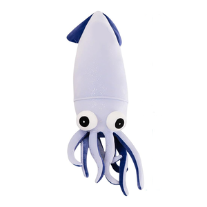 Peluche Calamar Géant 70 cm avec Grandes Yeux, <span class=keywords><strong>Coussin</strong></span> Doux en Forme de Poisson, Compagnon de Sommeil <span class=keywords><strong>pour</strong></span> Enfants, Vente en Gros - Product Image 1
