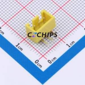 BX-HA2.54-3PWZ-Y Wire-to-Board Pin Header Bent Lead Through Hole,P=2.5mm Connector 1x3P 2.5mm Right Angle Insert XHB - Product Image 1