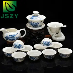 Фарфоровый чайный набор gaiwan, яркие чашки, керамические чашки и чайные чашки, керамический чайный набор Kongfu с коробкой
