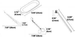 Wholesale Industrial Grade Stainless Steel <b>Candle</b> Accessories Multi-color <b>Wick</b> Trimmer Snuffer Scissors Set with Customized Logo - Product Image 3