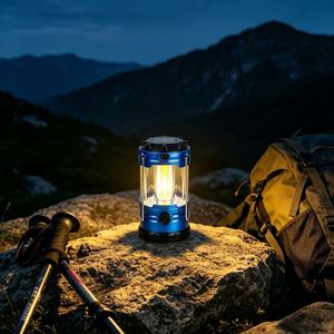 Linterna de Camping COB 2 en 1 Recargable con Energía Solar, con Asa, Luz LED Ultrabrillante de 3 Modos, para Uso en Interiores y Exteriores - Product Image 5