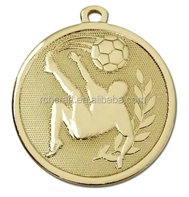 Futbol kupası toptan ilk yer altın Metal madalyon özel şekil logosu boş Metal futbol futbol spor madalya ve kupa