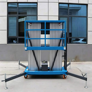 Plateforme <span class=keywords><strong>de</strong></span> travail aérienne mobile hydraulique télescopique <span class=keywords><strong>de</strong></span> 6 mètres, capacité <span class=keywords><strong>de</strong></span> 200 kg, design compact, pour l'entretien intérieur et extérieur - Product Image 6