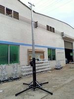 Elevador de torre de truss de servicio pesado de 250 kg con manivela y barra en T