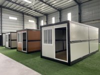 Casa Contenedor Plegable de 20 Pies de Ensamblaje Rápido, de Acero de Lujo y Ecológica para Hotel, Airbnb, Edificio de Oficinas y Uso Residencial