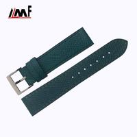 Bracelets de montre en cuir Saffiano de qualité supérieure, respirants et confortables, 21 mm, pour Apple Watch