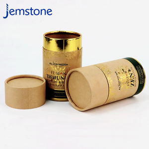 Caja de tubo de papel de regalo de prototipado rápido personalizado Cilindro de embalaje redondo reciclable Manejo de impresión de fuga Varios estilos - Product Image 4