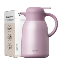 68oz 61oz Cafetière Carafe Thermique En Acier Inoxydable Isolation Bouilloire Pichet Vide Thé Flacons 1800ML 2000ML