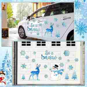 Imanes Personalizados para Coche con Diseño Navideño, Arte Decorativo 3D, Forma Personalizada, Tamaño Mediano, Recuerdos Magnéticos para Refrigerador, Regalos - Product Image 3