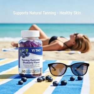 Gomitas bronceadoras OEM, gomitas vitamínicas con sabor a arándanos, que promueven la salud de la piel y mejoran el efecto bronceador - Product Image 5