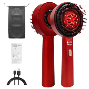 Brosse de massage électrique sans fil pour le cuir chevelu, applicateur d'huile capillaire portable pour les voyages, logo couleur personnalisé de haute qualité, OEM/ODM - Product Image 1