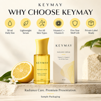 Sérum Éclaircissant Vitamine C & E à l'Extrait d'Orange et Acide Hyaluronique Hydratant pour une Peau Lisse et Éclatante – Fabricant OEM/ODM Marque Privée