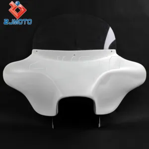 High Quality Fiberglass White Motorcycle Fairing Bodywork Windshield Fit For Harley Davidson Road King 94 to Present