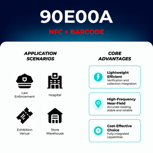 NFC 바코드 모바일 데이터 터미널 FineJoin M12 2GHz 안드로이드 10 5000mAh Zebra 4710 재고 RFID 스캐너를 위해 튼튼한 WiFi ABS - Product Image 3