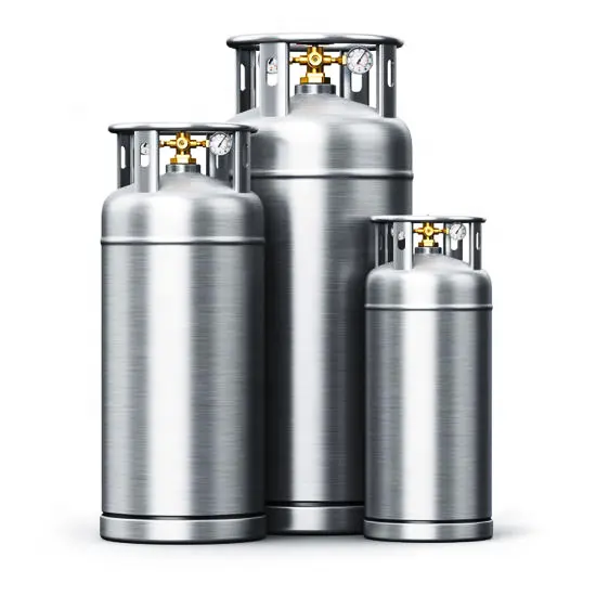 High Efficiency 235L liquid nitrogen container Dewar Gas Cylinder for VPSA Oxygen Generator