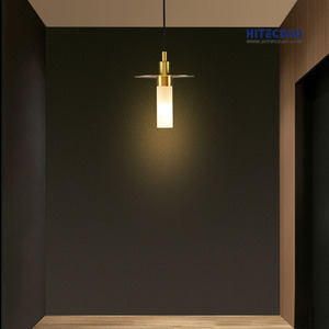 Hitecdad Nordic Frosted Glass Đèn bóng râm ánh sáng mặt dây chuyền kết thúc bằng Đồng Thả ánh sáng toàn cầu đèn cao cấp retro Loft quán cà phê - Product Image 5