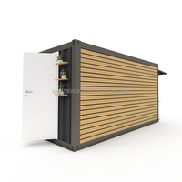 Conteneur commercial OEM/ODM personnalisable en panneaux sandwich étanches pour bars, restaurants, cafés, cuisines et entrepôts