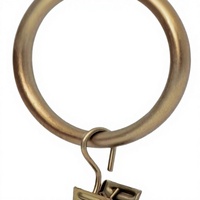 Anneaux de fixation pour rideaux en métal Ivilon - Lot de 14, or chaud, 1,7 pouces, pour panneaux