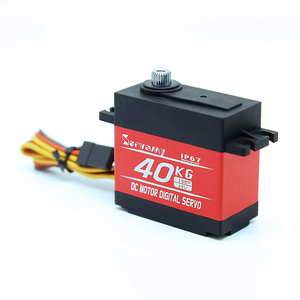 Kích thước tiêu chuẩn mô-men xoắn cao kỹ thuật số chỉ đạo động cơ servo HV IP67 kim loại không thấm nước bánh <span class=keywords><strong>RC</strong></span> servo cho Robot Xe thuyền máy bay - Product Image 1