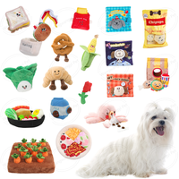 Vente chaude Crinkle Dog Nosework Toy IQ Training Squeaky Pet Snuffle Toy