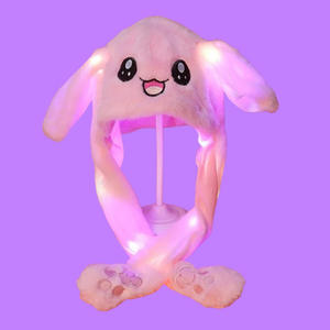 Vente flash : Chapeau lumineux pour enfants, <span class=keywords><strong>oreilles</strong></span> de lapin mobiles, peluche moelleuse, <span class=keywords><strong>oreilles</strong></span> de lapin LED, Cinnamorolls Sanrioed - Product Image 3