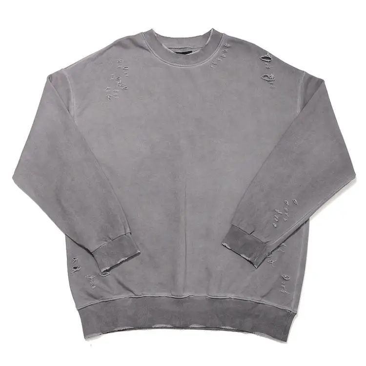 vintage wash grey hoodie