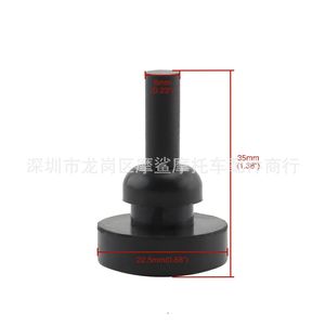 แผ่นยางกันชนที่วางเท้าสำหรับรถจักรยานยนต์สีดำสำหรับ Harley Davidson Touring Glidson 2007รถ2023 - Product Image 4