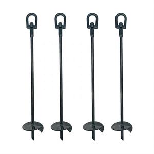Heavy Duty Steel Auger Earth <strong>Anchors</strong> Camping Tent With Hex Head <strong>Trampoline</strong> Ground <strong>Anchors</strong> Stakes <strong>Kits</strong> - Product Image 1