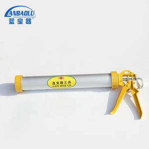 Pistola de calafateo manual Lanbaolu, distancia de pulverización de 50 mm, émbolo de varilla lisa de 3 mm de ancho para uso en construcción - Product Image 1