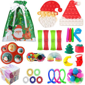 Ensembles de jouets sensoriels porte-clés pousser popping fossette stress anxiété soulagement pack jouets ensemble pour enfants adultes - Product Image 4