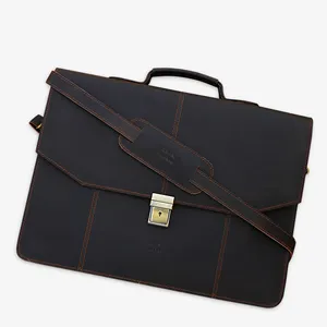 Hoge Kwaliteit Lederen Fiie Bag Donkerbruine Kleur Super Trendy En Draagbare Hoge Premium Product Bestandszakken