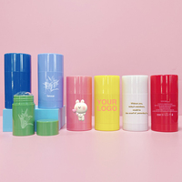 Bâton déodorant rond en Gel rose vide, 30ml, 50ml, 75ml, 15g, Tube torsadé, emballage de remplissage inférieur, bâton déodorant en cire pour cheveux