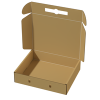 Boîte en carton kraft recyclable pour ordinateur portable, personnalisable avec logo, populaire, vente chaude, boîte en carton ondulé réutilisable pour ordinateur portable