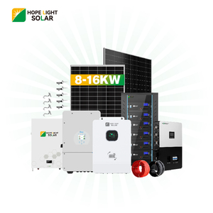 <span class=keywords><strong>Kit</strong></span> de stockage d'énergie <span class=keywords><strong>solaire</strong></span> à sortie stable 8kw 10kw 16kw pour usage domestique avec <span class=keywords><strong>batterie</strong></span> LiFePO4 à longue durée de vie - Product Image 1