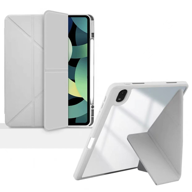 Ealysun Versatile Clear Acrylic Case with Y-Fold Stand for iPad Pro 10.5-Inch Air3 21x26.3mm Non-Personalized Made in CN/GUA