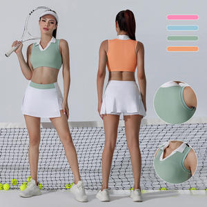 الجملة بولو خزان المدمج في السراويل سريعة الجافة النساء تنس تنورة <span class=keywords><strong>2</strong></span> قطعة مجموعة - Product Image 1